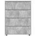 Dulapuri de depozitare Gri din beton 80 x 48 x 105 cm - WALTI WALTI