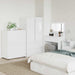 Dulapuri de depozitare Alb lucios 80 x 48 x 105 cm - WALTI WALTI