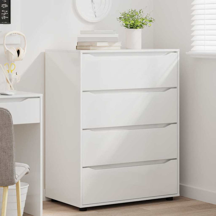 Dulapuri de depozitare Alb lucios 80 x 48 x 105 cm - WALTI WALTI