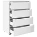 Dulapuri de depozitare Alb lucios 80 x 48 x 105 cm - WALTI WALTI