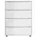 Dulapuri de depozitare Alb lucios 80 x 48 x 105 cm - WALTI WALTI