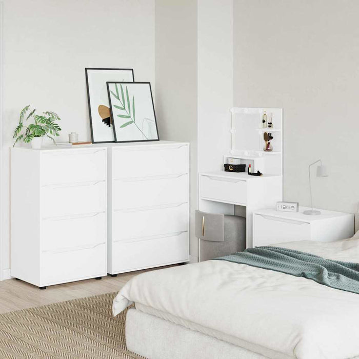 Dulapuri de depozitare Alb 60 x 48 x 105 cm Lemn compozit - WALTI WALTI