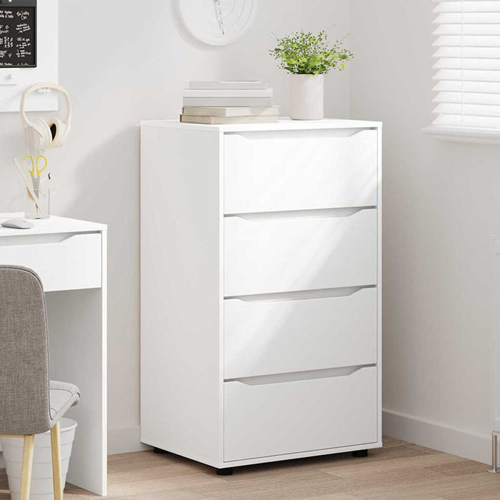 Dulapuri de depozitare Alb 60 x 48 x 105 cm Lemn compozit - WALTI WALTI