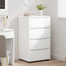 Dulapuri de depozitare Alb 60 x 48 x 105 cm Lemn compozit - WALTI WALTI