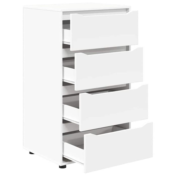 Dulapuri de depozitare Alb 60 x 48 x 105 cm Lemn compozit - WALTI WALTI