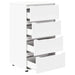 Dulapuri de depozitare Alb 60 x 48 x 105 cm Lemn compozit - WALTI WALTI
