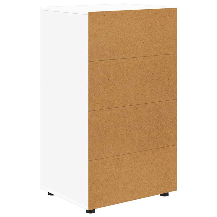 Dulapuri de depozitare Alb 60 x 48 x 105 cm Lemn compozit - WALTI WALTI