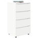 Dulapuri de depozitare Alb 60 x 48 x 105 cm Lemn compozit - WALTI WALTI