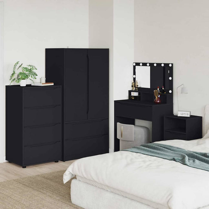 Dulapuri de depozitare Negru 60 x 48 x 105 cm Lemn compozit - WALTI WALTI