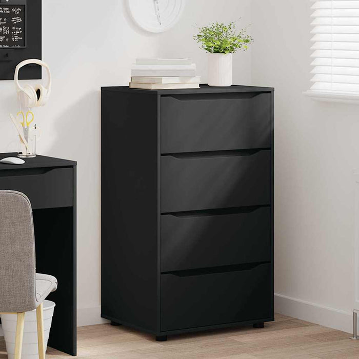 Dulapuri de depozitare Negru 60 x 48 x 105 cm Lemn compozit - WALTI WALTI