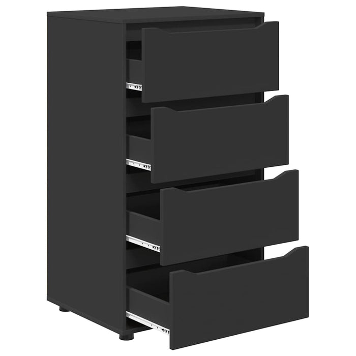 Dulapuri de depozitare Negru 60 x 48 x 105 cm Lemn compozit - WALTI WALTI