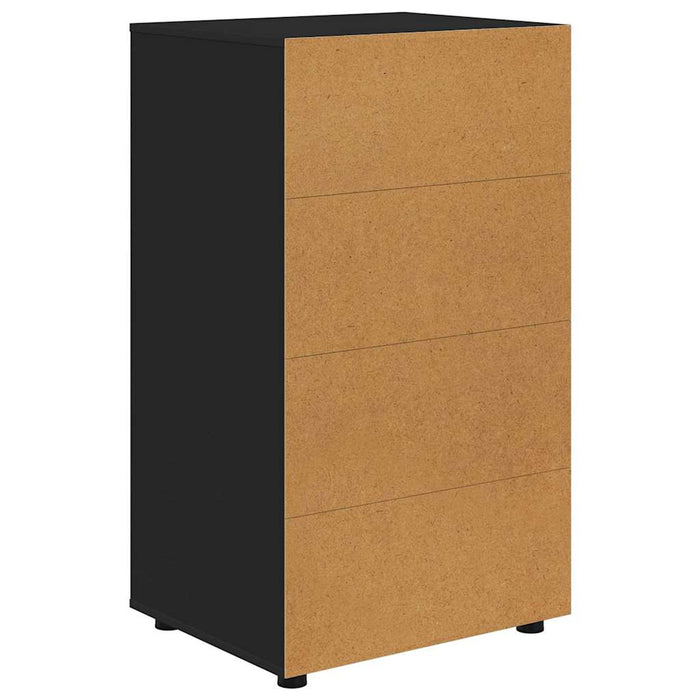 Dulapuri de depozitare Negru 60 x 48 x 105 cm Lemn compozit - WALTI WALTI