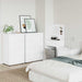 Dulapuri de depozitare Alb lucios 60 x 48 x 105 cm - WALTI WALTI