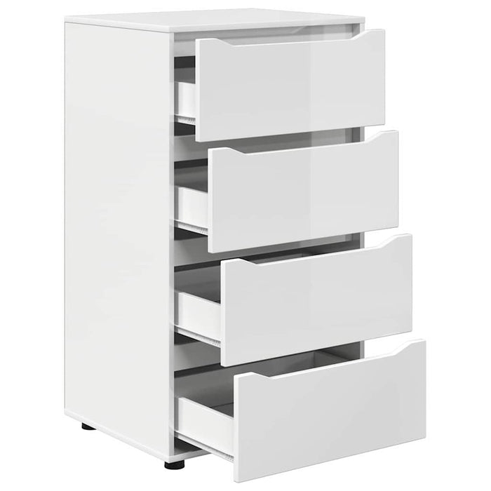 Dulapuri de depozitare Alb lucios 60 x 48 x 105 cm - WALTI WALTI