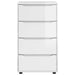 Dulapuri de depozitare Alb lucios 60 x 48 x 105 cm - WALTI WALTI