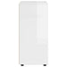 Dulapuri de depozitare Alb lucios 60 x 48 x 105 cm - WALTI WALTI