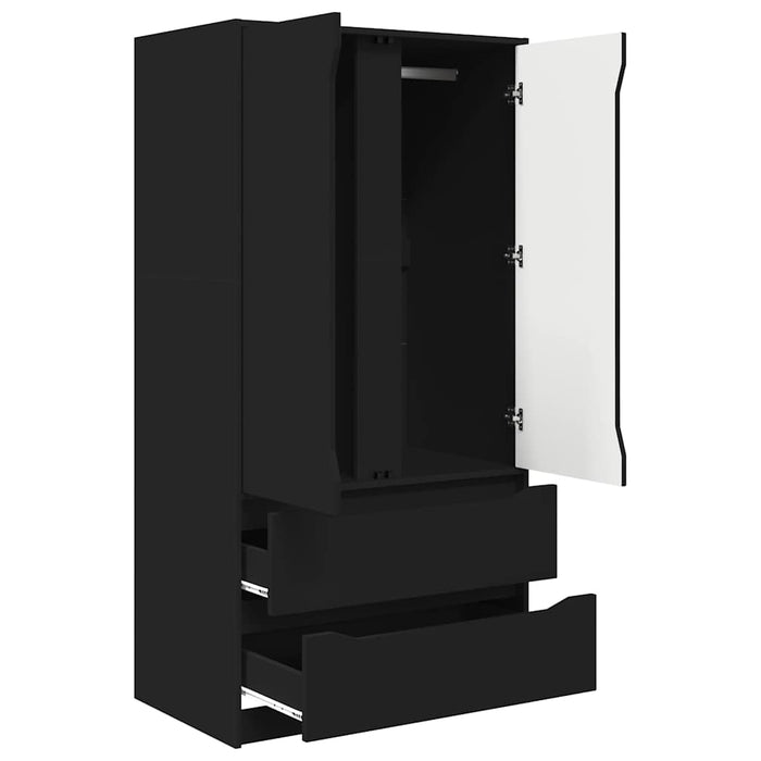 Dulap de Baie cu sertar Negru 79,5 x 49 x 156 cm Lemn compozit - WALTI WALTI