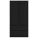 Dulap de Baie cu sertar Negru 79,5 x 49 x 156 cm Lemn compozit - WALTI WALTI
