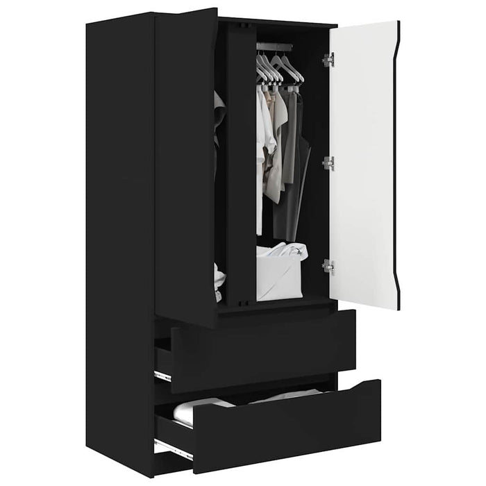 Dulap de Baie cu sertar Negru 79,5 x 49 x 156 cm Lemn compozit - WALTI WALTI