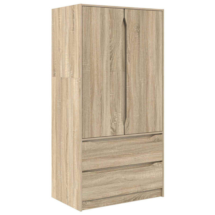 Dulap cu sertar Stejar Sonoma 79,5 x 49 x 156 cm Lemn prelucrat WALTI