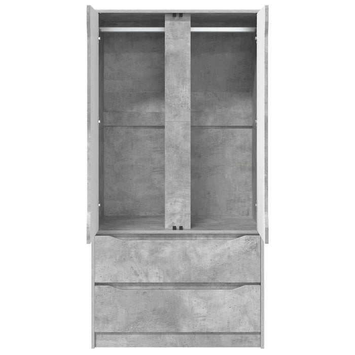 Dulap de Baie Gri din beton 79,5 x 49 x 156 cm Lemn compozit - WALTI WALTI