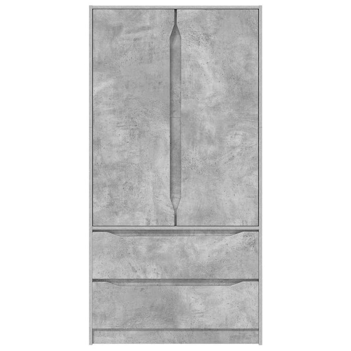Dulap de Baie Gri din beton 79,5 x 49 x 156 cm Lemn compozit - WALTI WALTI