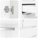 Dulap de Baie Alb lucios 79,5 x 49 x 156 cm Lemn compozit - WALTI WALTI