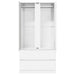 Dulap de Baie Alb lucios 79,5 x 49 x 156 cm Lemn compozit - WALTI WALTI