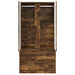 Dulap de Baie Stejar fumuriu 79,5 x 49 x 156 cm Lemn compozit - WALTI WALTI