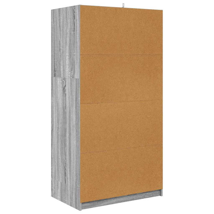 Dulap de Baie Gri Sonoma 79,5 x 49 x 156 cm Lemn compozit - WALTI WALTI