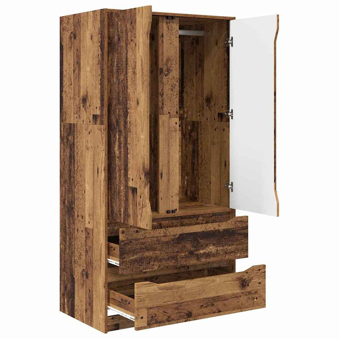 Dulap de Baie Lemn Vechi 79,5 x 49 x 156 cm Lemn compozit - WALTI WALTI