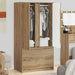 Dulap de Baie Stejar Artizanal 79,5 x 49 x 156 cm Lemn compozit - WALTI WALTI