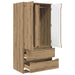 Dulap de Baie Stejar Artizanal 79,5 x 49 x 156 cm Lemn compozit - WALTI WALTI
