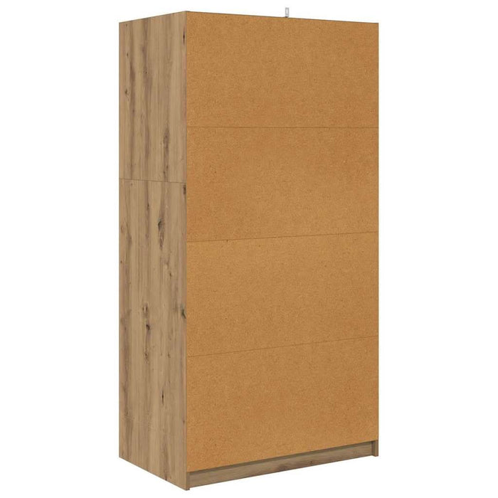 Dulap de Baie Stejar Artizanal 79,5 x 49 x 156 cm Lemn compozit - WALTI WALTI
