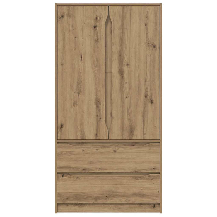 Dulap de Baie Stejar Artizanal 79,5 x 49 x 156 cm Lemn compozit - WALTI WALTI
