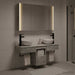Set dulap baie 4 buc. Gri Beton Lemn prelucrat - WALTI WALTI