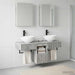 Set dulap baie 5 buc. Gri Beton Lemn prelucrat - WALTI WALTI