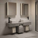 Set dulap baie 5 buc. Gri Beton Lemn prelucrat - WALTI WALTI