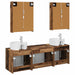Set dulap baie 5 buc. Lemn vechi Lemn prelucrat - WALTI WALTI