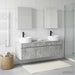 Set dulap baie 5 buc. Gri Beton Lemn prelucrat - WALTI WALTI