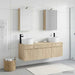 Set dulap baie 5 buc. Stejar Sonoma Lemn prelucrat - WALTI WALTI
