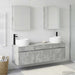 Set dulap baie 5 buc. Gri Beton Lemn prelucrat - WALTI WALTI