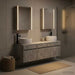 Set dulap baie 5 buc. Gri Beton Lemn prelucrat - WALTI WALTI