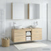 Set dulap baie 5 buc. Stejar Sonoma Lemn prelucrat - WALTI WALTI