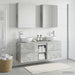 Set dulap baie 5 buc. Gri Beton Lemn prelucrat - WALTI WALTI