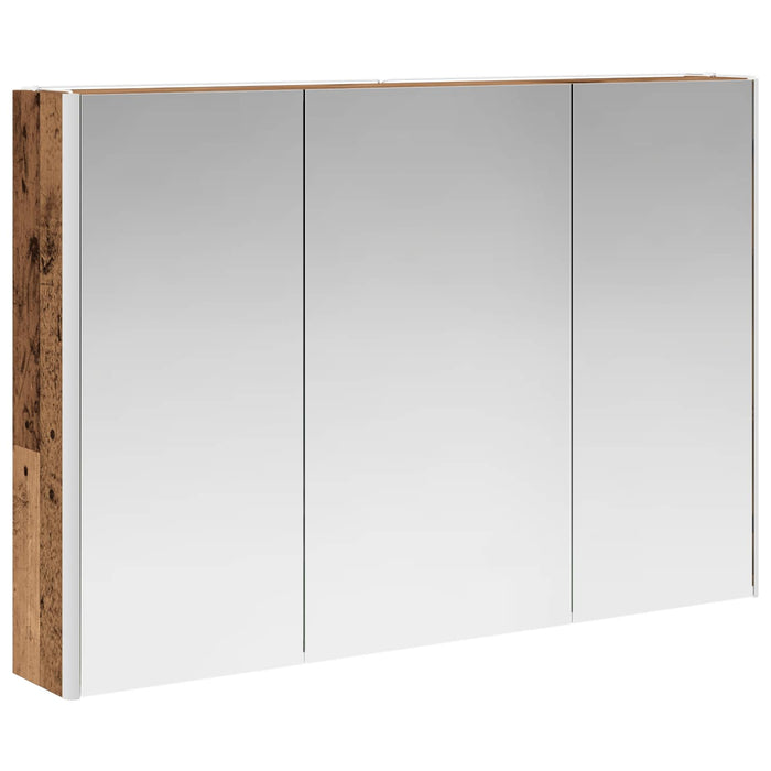 Set de mobilier pentru baie 4 pcs Lemn vechi WALTI