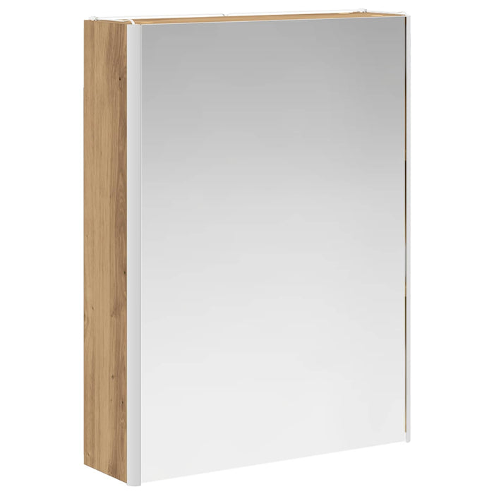 Set de mobilier pentru baie 5 pcs Stejar Artizanal WALTI