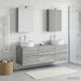 Set de mobilier pentru baie 5 buc. Sonoma gri - WALTI WALTI