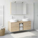 Set de mobilier pentru baie 4 buc. Stejar Sonoma - WALTI WALTI