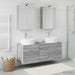 Set de mobilier pentru baie 5 buc. Sonoma gri - WALTI WALTI